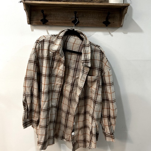 Plaid Cardigan - Picture 1 of 6